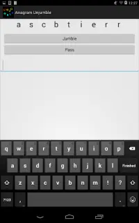 Anagram Unjumble Screen Shot 1