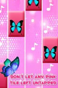 Pink Piano Butterfly Tiles 3 Screen Shot 1