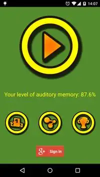 Sound Memory - Test Screen Shot 0