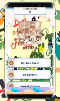 Card B Piano Tiles Game Screen Shot 0