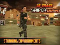 3D assassino Sniper rodagem Screen Shot 3