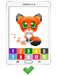 Pets coloring by number fun game for kids & adults Screen Shot 7