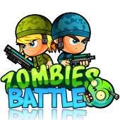 zombies vechten soldaten