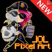 LOL Pixel Art - LOL Coloring By Number
