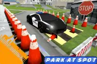 Highway Police Car Parking 3D Screen Shot 5