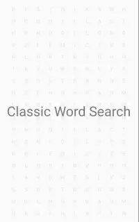 Classic Word Search Screen Shot 0