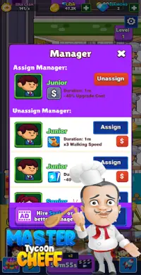 Master Chef Idle Tycoon Screen Shot 1