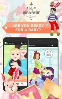 My Baby Sim - childcare game Screen Shot 1