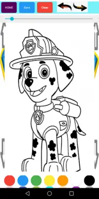 PAW Paint The Cartoons Patrol Learn Colors Screen Shot 4