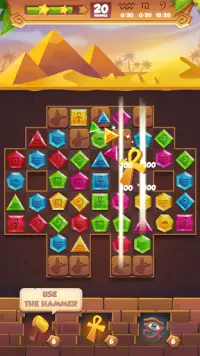 Treasures of Egypt - Free Match 3 & Puzzle Game Screen Shot 1