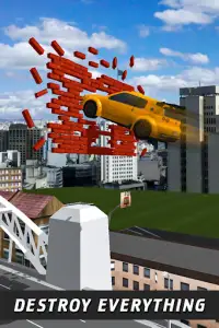 Slingshot Car Stunt-schietspel Screen Shot 2
