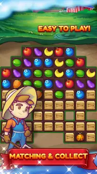 My Juice Bar: Match 3 Puzzle Fruit Farm Screen Shot 1