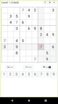 Sudoku Screen Shot 2