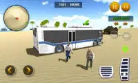 nadada playa simulador autobús Screen Shot 0