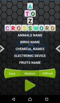 A TO Z CROSSWORD Screen Shot 1