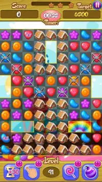 Gummy Crush - Free Game Candy For Christmas Screen Shot 1