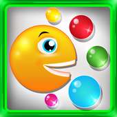 smiley bubble pop game