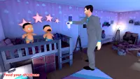 vida do pai da família: pai virtual mãe simulador Screen Shot 1