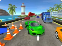 High Speed Traffic Car Driving Road Race Simulator Screen Shot 8