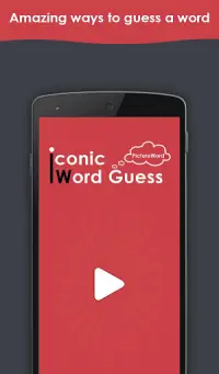Iconic Word Guess with Fun – PictureWord Quiz Game Screen Shot 0