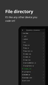 Dcoder, Compiler IDE :Code & Programming on mobile Screen Shot 1