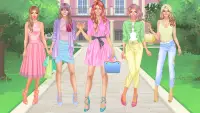 Jogos de Vestir Irmãs de Moda Screen Shot 7