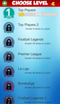 تخمين لاعب كرة القدم Screen Shot 1