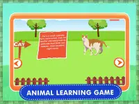 Learn Farm Animals Games - Animal Sounds For Kids Screen Shot 0