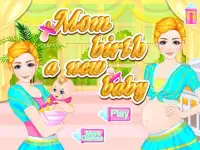 Mother birth baby games Screen Shot 0