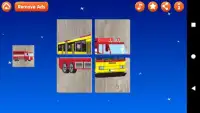 Vehicles Puzzle Kids Games Screen Shot 1