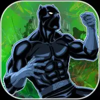 bIack Panther : Crime City Hero Screen Shot 7