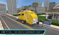 Real City Garbage Truck sim 3D Screen Shot 0