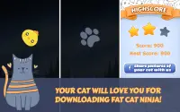 fat cat ninja - game for cats Screen Shot 1