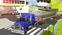 Euro Truck Real Cargo parking Screen Shot 1