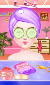 Doll Princess Makeover - Girls free makeup game Screen Shot 6