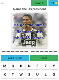 UEFA Game Quiz Screen Shot 10