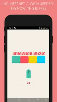 Snake Box Rusher - Fun, Addictive, Offline! Screen Shot 0