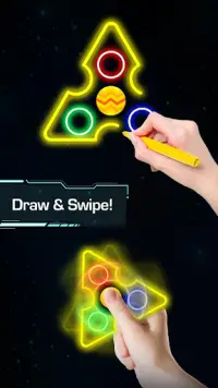 Draw Finger Spinner Screen Shot 0