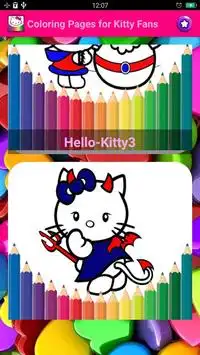 Coloring Book For Kitty Screen Shot 3