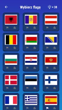Flagi i Stolice Quiz - Flagi państw świata Quiz Screen Shot 3