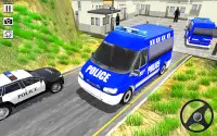Police Van Driving - Police Bus Simulator 2021 Screen Shot 0