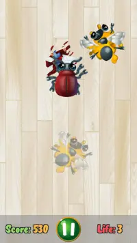 Bugs fingers tap floor - running arcade game Screen Shot 0