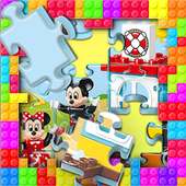 Jigsaw Mickey lego Kids