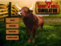 Angry Bull Simulator Game 3D Screen Shot 2