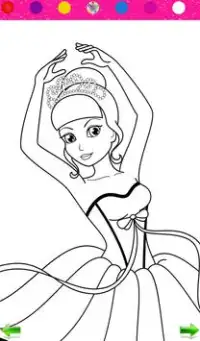 Princesses & Fairies Coloring Screen Shot 1
