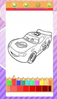 Mcqueen coloring pages - cars 2018 Screen Shot 2