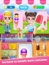 私のアイスクリームパーラーゲーム Screen Shot 1