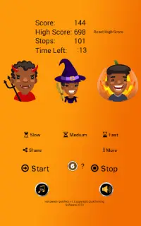 Halloween Emoji QuikMoji Game Screen Shot 1