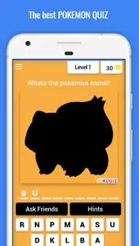 POKEMON QUIZ: Guess all gen 1 Pokemon Screen Shot 0