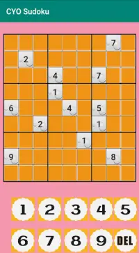 CYO Sudoku Screen Shot 4